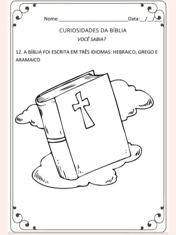 Apostila ABC Atividades Bíblicas - Ensino Religioso — amostra 2: 📚São 86 PÁGINAS em PDF prontas para imprimir, que vão do…