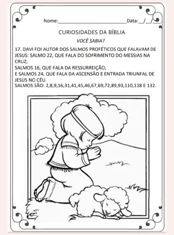 Apostila ABC Atividades Bíblicas - Ensino Religioso — amostra 3: 📚São 86 PÁGINAS em PDF prontas para imprimir, que vão do…