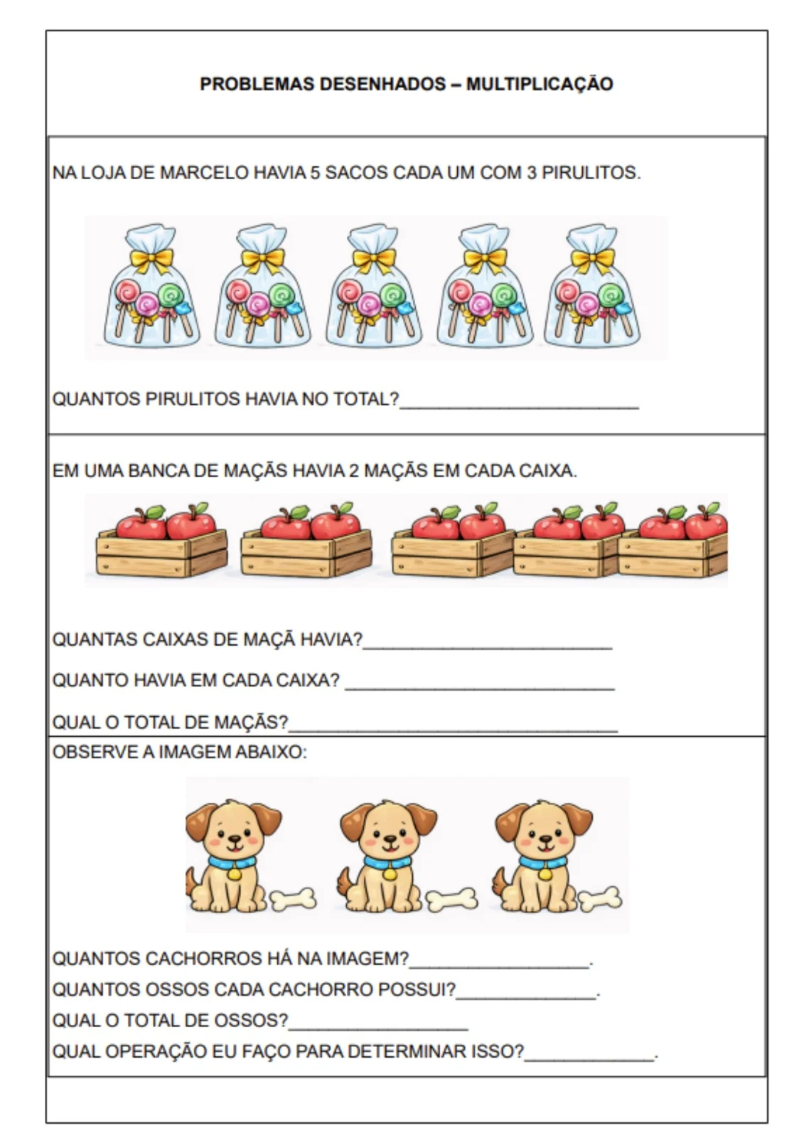 APOSTILA ADAPTADA DE MULTIPLICAÇÃO E DIVISÃO (ALUNOS ESPECIAIS) — amostra 1: Apostila que aborda de forma lúdica e com… APOSTILA ADAPTADA DE MULTIPLICAÇÃO E DIVISÃO (ALUNOS ESPECIAIS) — amostra 1: Apostila que aborda de forma lúdica e com…