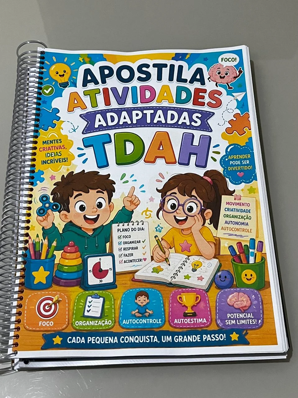 Apostila Adaptada para TDAH Garanta um material completo! — Alfabetização para Todas as séries: ATIVIDADES ADAPTADAS TDAH…