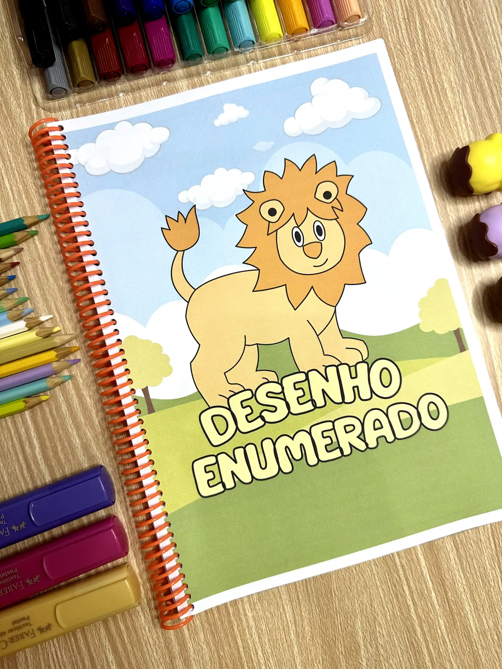 Apostila alfabetização - Desenho Enumerado — Alfabetização para Educação Infantil: Apostila com 50 páginas de atividades…