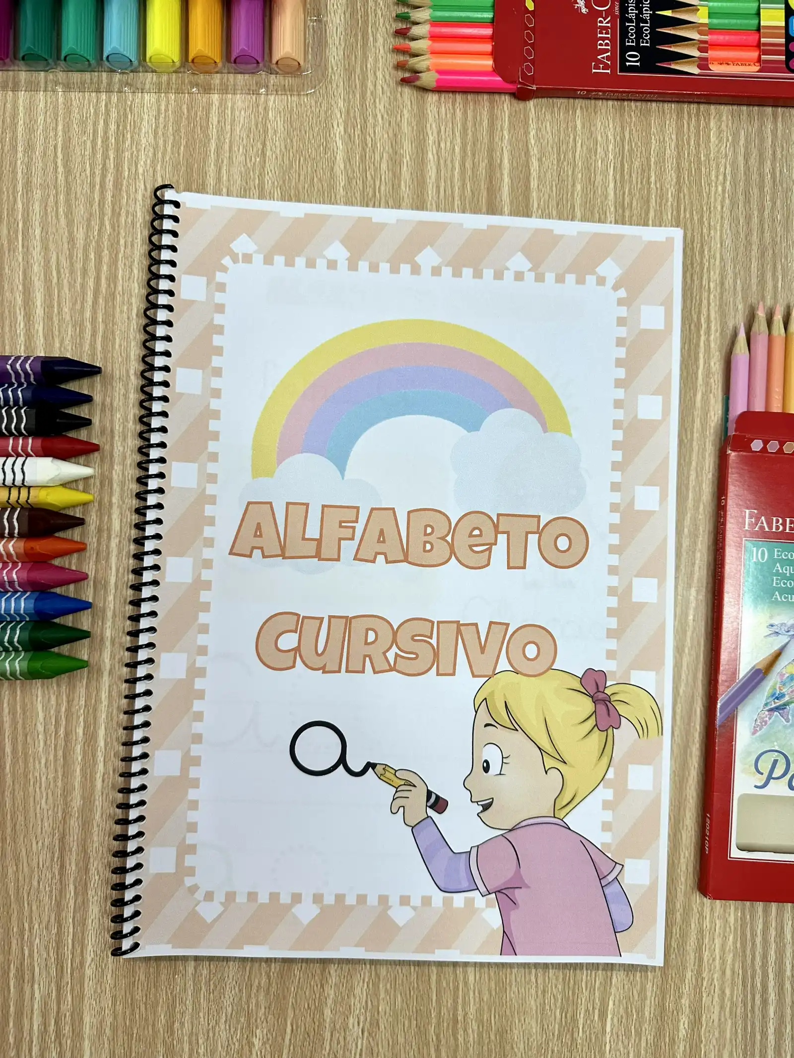 Apostila Alfabeto Cursivo | Alfabetização — capa do material