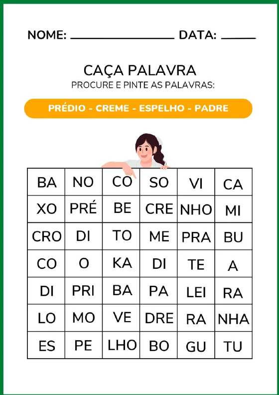 Apostila Aprendendo Sílaba Complexa – 51 Páginas — amostra 6: Esta apostila foi desenvolvida para ajudar no aprendizado e…