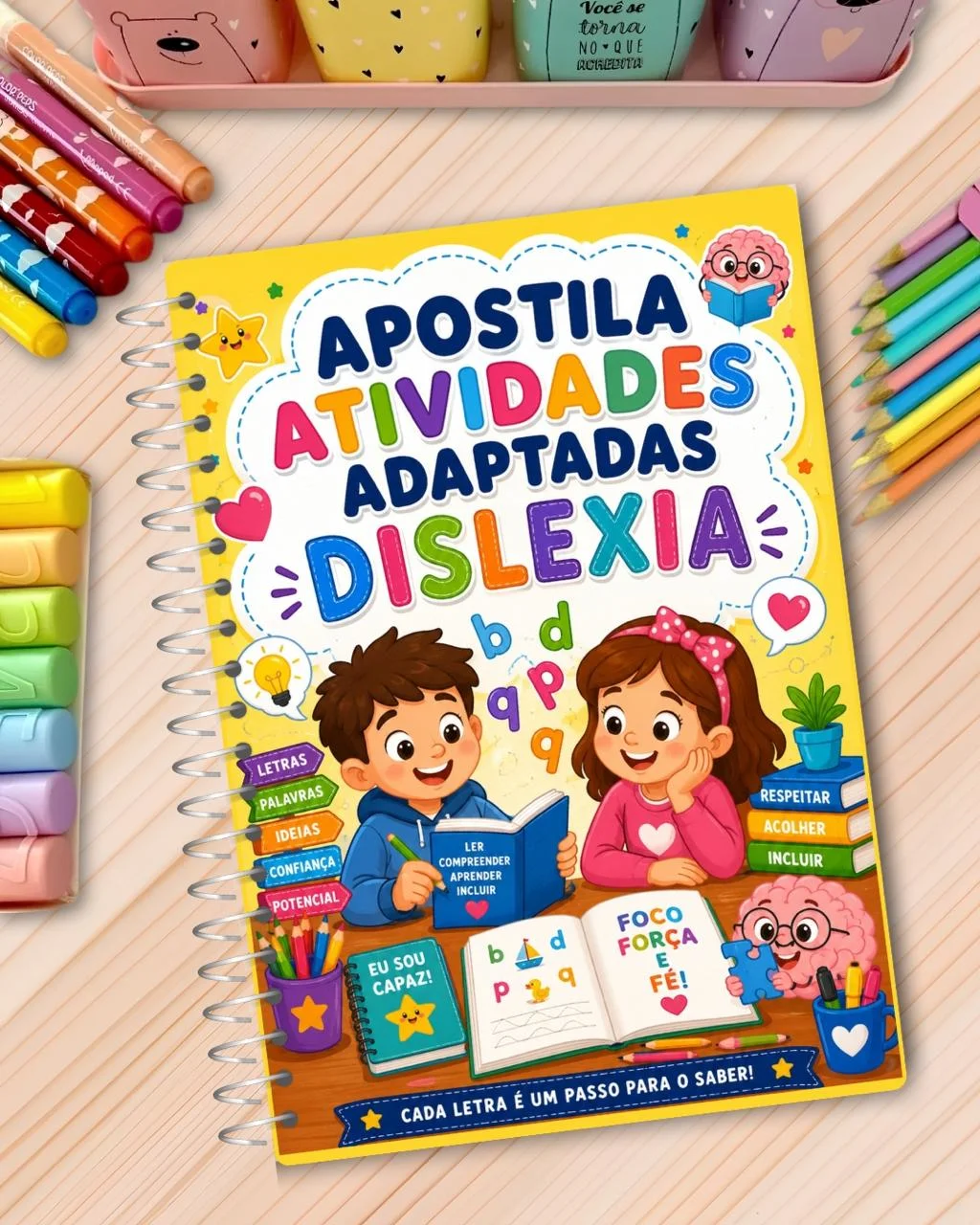 Apostila atividades adaptadas - DISLEXIA — Alfabetização para Educação Infantil: 🌟São 52 páginas de atividades para…