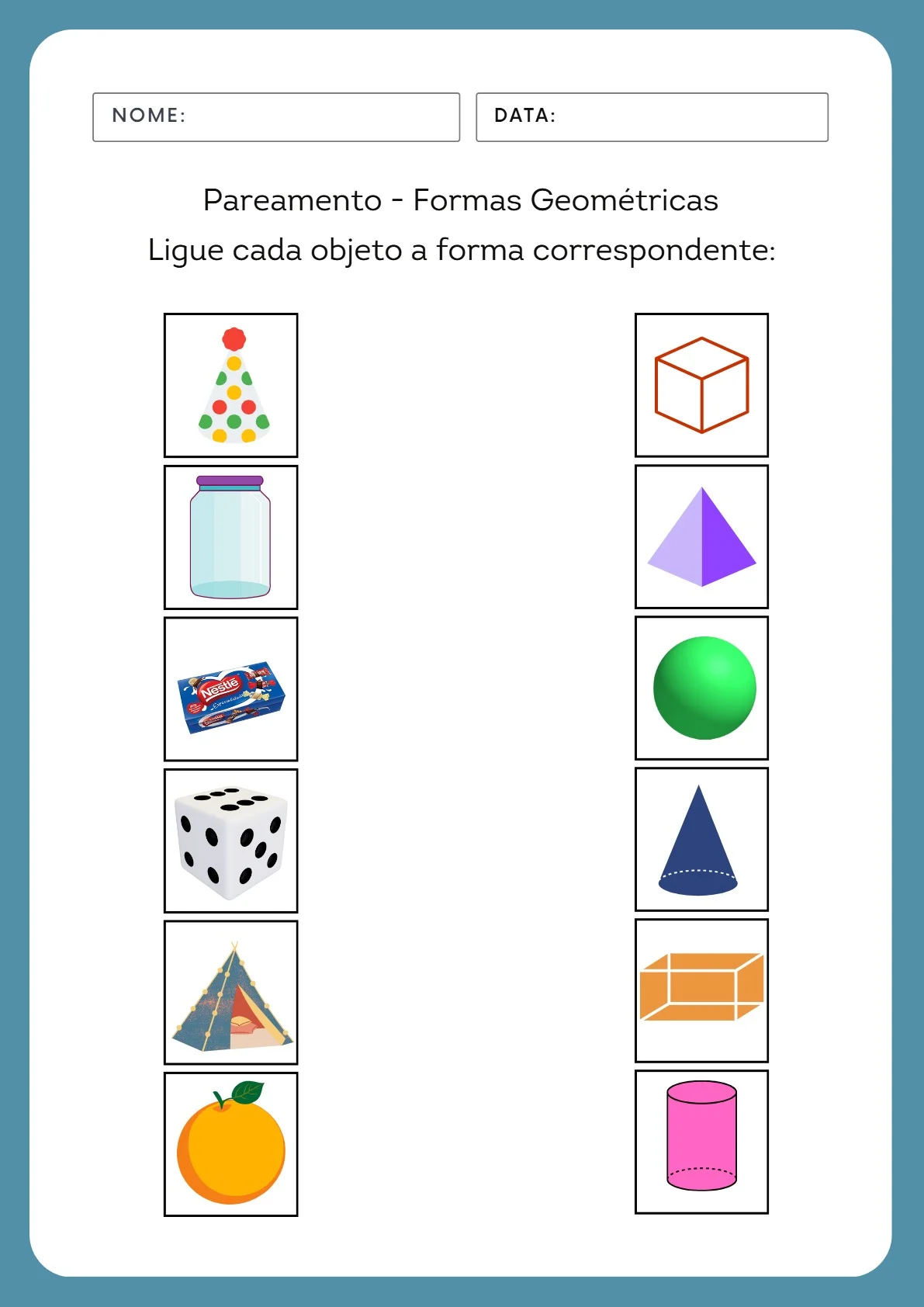 Apostila Atividades Adaptadas para Crianças com Autismo (TEA) — amostra 3: 50 páginas de atividades adaptadas para autismo:…