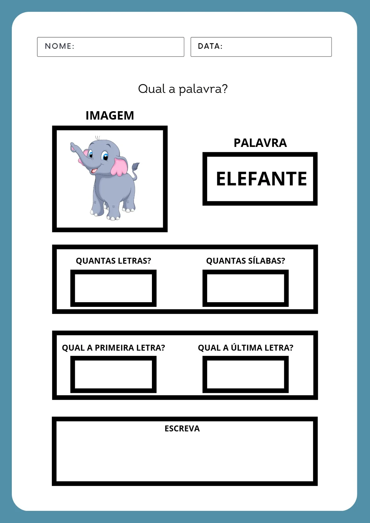 Apostila Atividades Adaptadas para Crianças com Autismo (TEA) — amostra 6: 50 páginas de atividades adaptadas para autismo:…