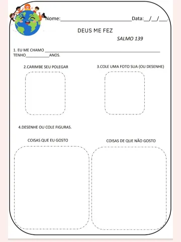 Apostila Atividades Bíblicas - Ensino Religioso Ministério Infantil — amostra 2: 📚São 46 páginas em PDF com atividades…