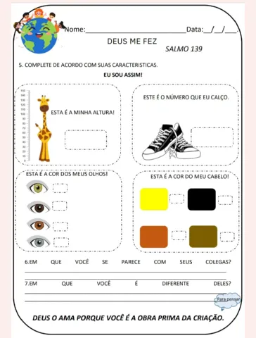 Apostila Atividades Bíblicas - Ensino Religioso Ministério Infantil — amostra 4: 📚São 46 páginas em PDF com atividades…