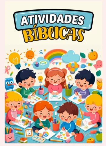 Apostila Atividades Bíblicas - Ensino Religioso Ministério Infantil — capa do material