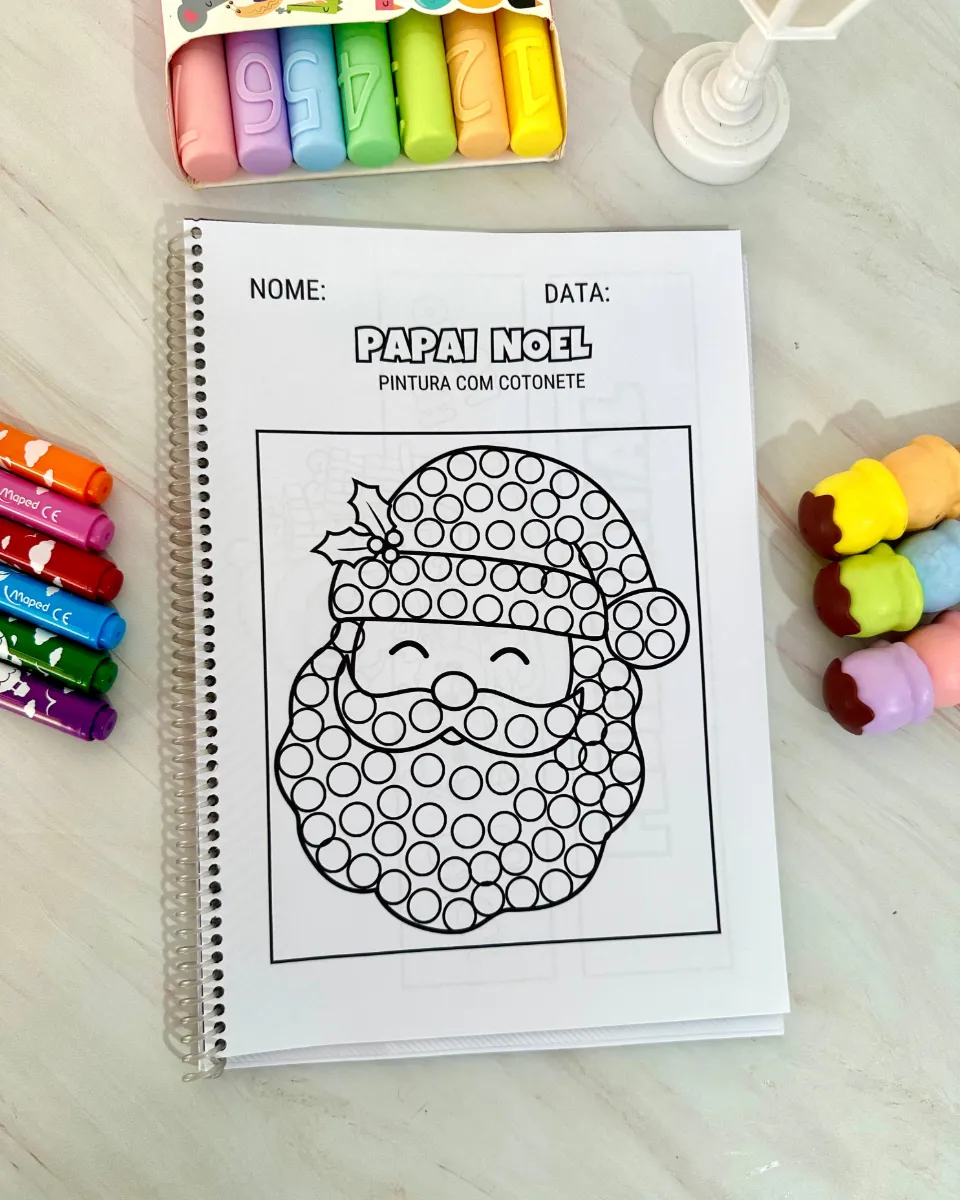 Apostila Atividades de Natal - Ed Infantil e Ensino Fundamental — amostra 2: Apostila de Atividades para trabalhar o tema…