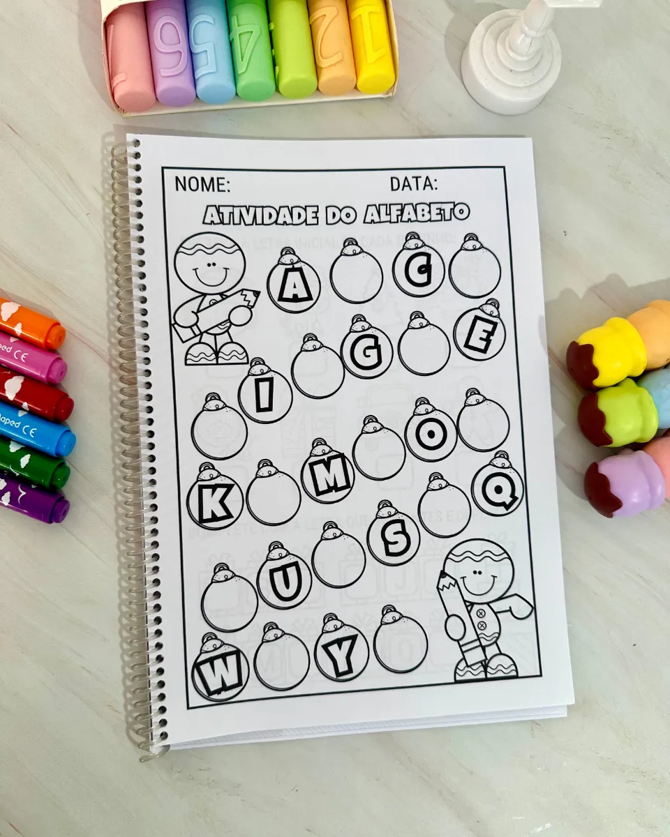 Apostila Atividades de Natal - Ed Infantil e Ensino Fundamental — amostra 4: Apostila de Atividades para trabalhar o tema…