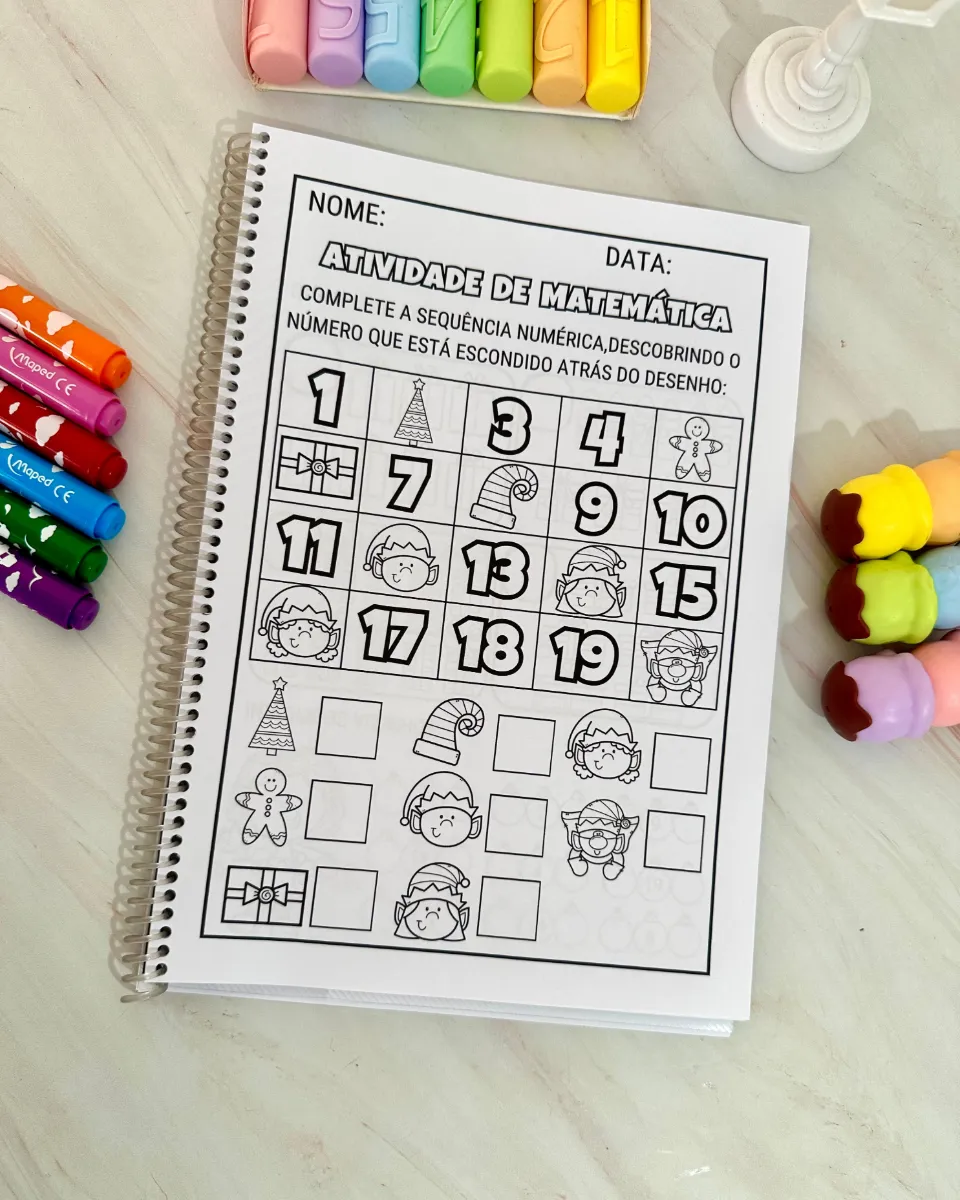 Apostila Atividades de Natal - Ed Infantil e Ensino Fundamental — amostra 5: Apostila de Atividades para trabalhar o tema…