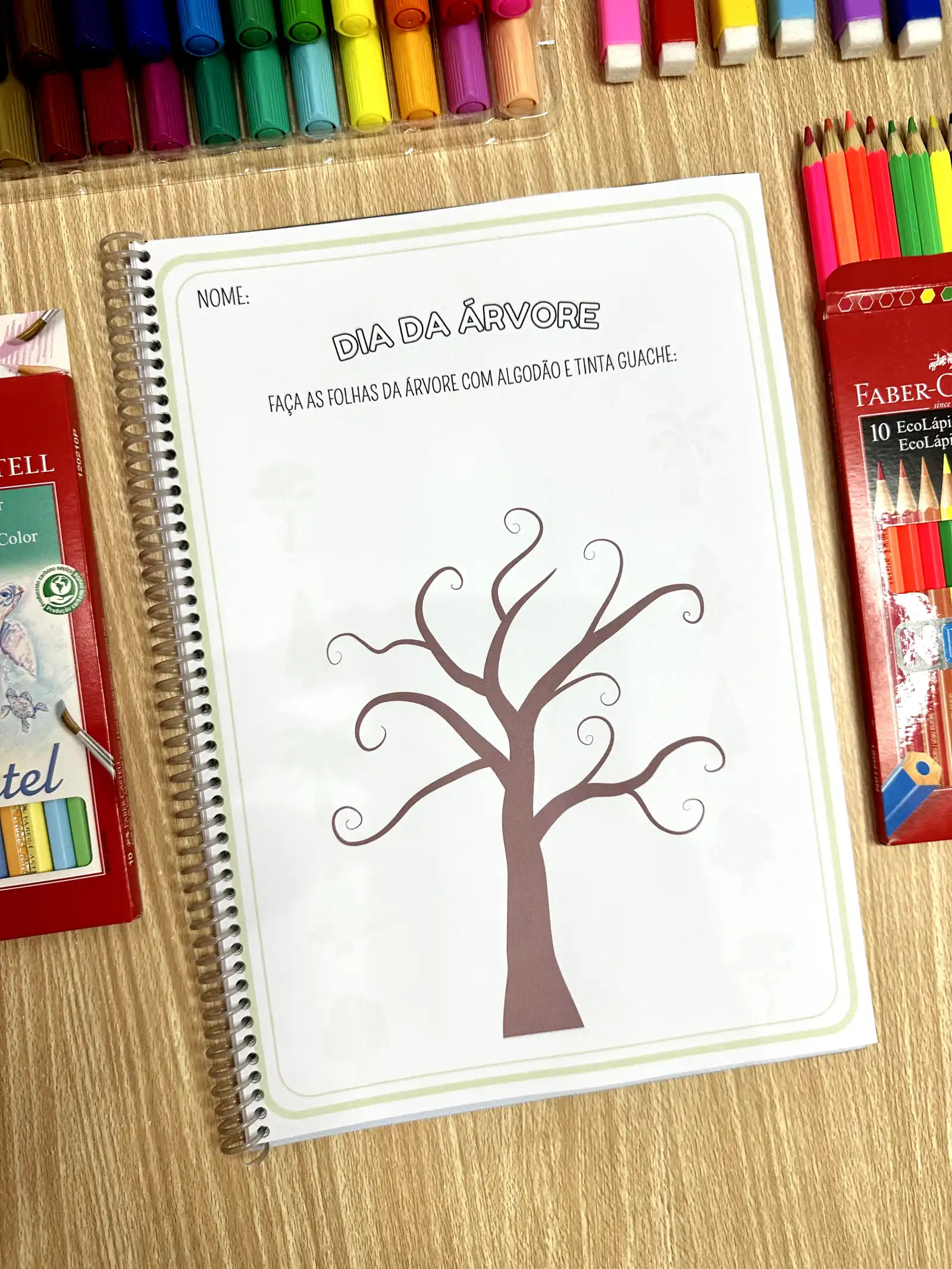 Apostila Atividades Dia da Árvore – 29 Páginas — amostra 5: Apostila Dia da Árvore com 29 páginas de atividades lúdicas…
