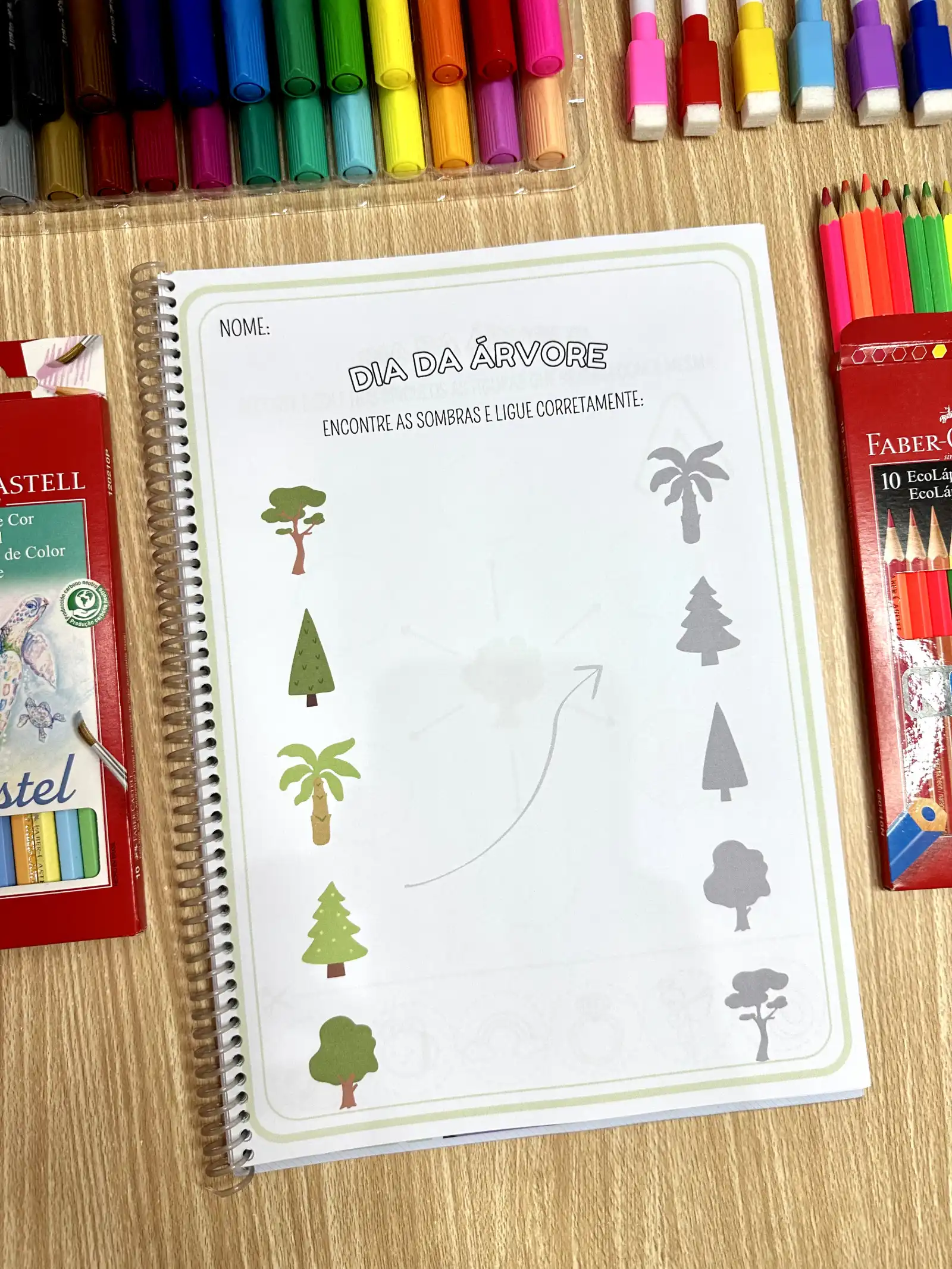 Apostila Atividades Dia da Árvore – 29 Páginas — amostra 6: Apostila Dia da Árvore com 29 páginas de atividades lúdicas…