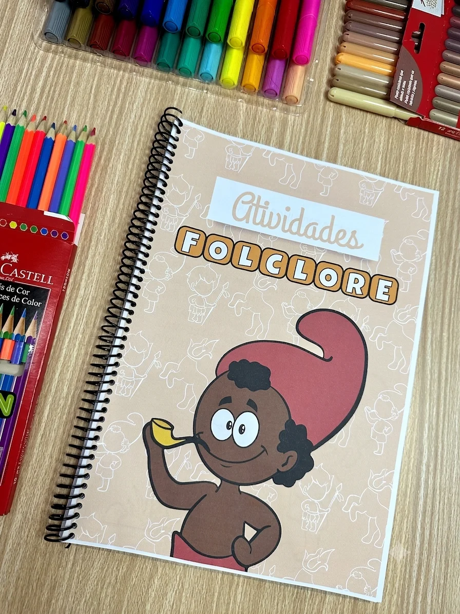 Apostila Atividades Folclore - 36 páginas de atividades — capa do material