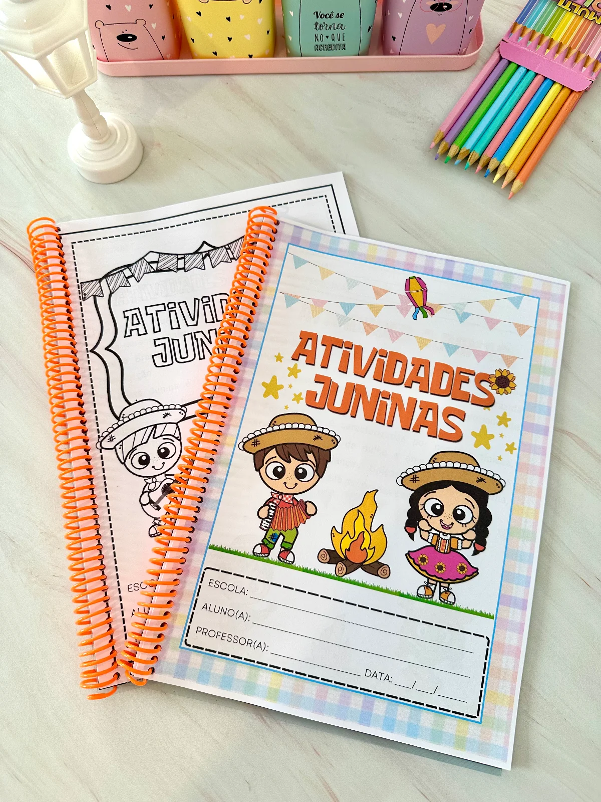 Apostila Atividades Juninas – PDF para Imprimir — Alfabetização para Educação Infantil: Apostila de atividades para…