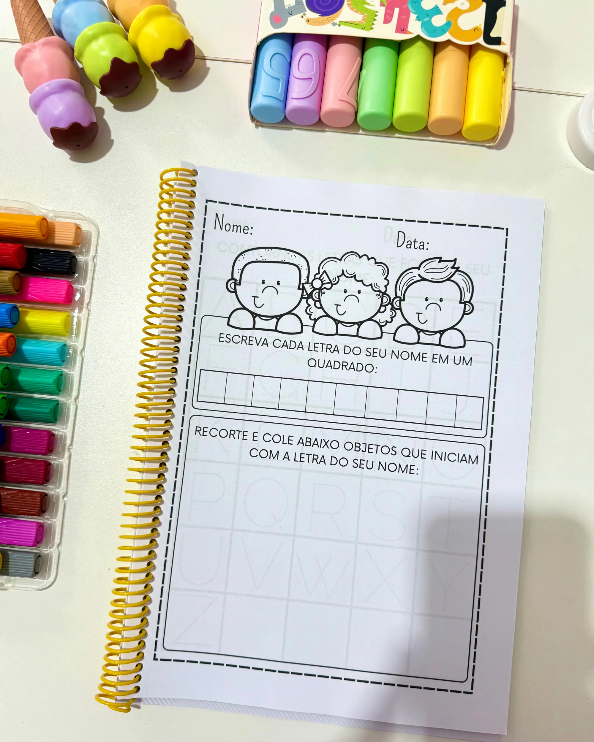 Apostila atividades nome próprio — educação infantil — amostra 4: Um material completo, com várias propostas para trabalhar…