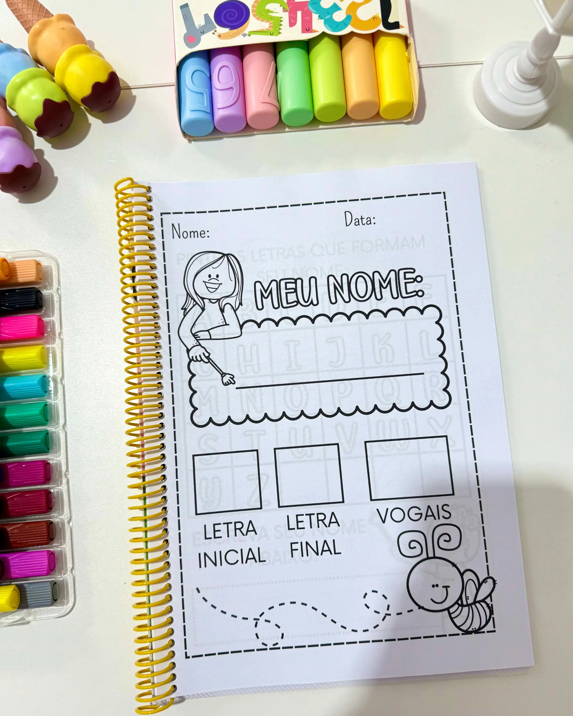 Apostila atividades nome próprio — educação infantil — amostra 6: Um material completo, com várias propostas para trabalhar…