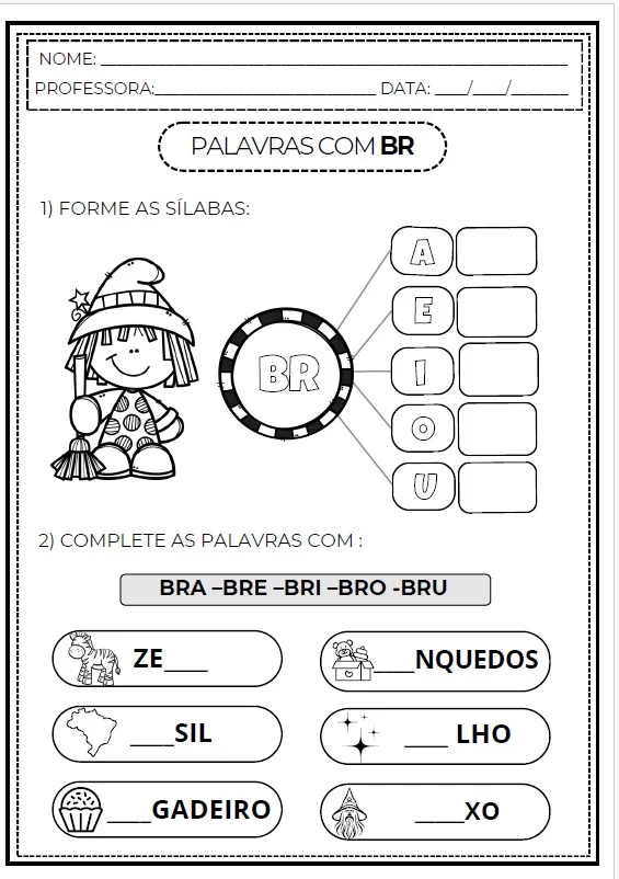 APOSTILA ATIVIDADES SÍLABAS COMPLEXAS - ALFABETIZAÇÃO — amostra 1: Apostila Atividades Sílabas Complexas para trabalhar o… APOSTILA ATIVIDADES SÍLABAS COMPLEXAS - ALFABETIZAÇÃO — amostra 1: Apostila Atividades Sílabas Complexas para trabalhar o…