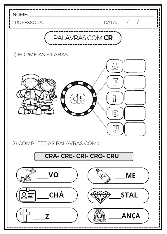 APOSTILA ATIVIDADES SÍLABAS COMPLEXAS - ALFABETIZAÇÃO — amostra 3: Apostila Atividades Sílabas Complexas para trabalhar o… APOSTILA ATIVIDADES SÍLABAS COMPLEXAS - ALFABETIZAÇÃO — amostra 3: Apostila Atividades Sílabas Complexas para trabalhar o…