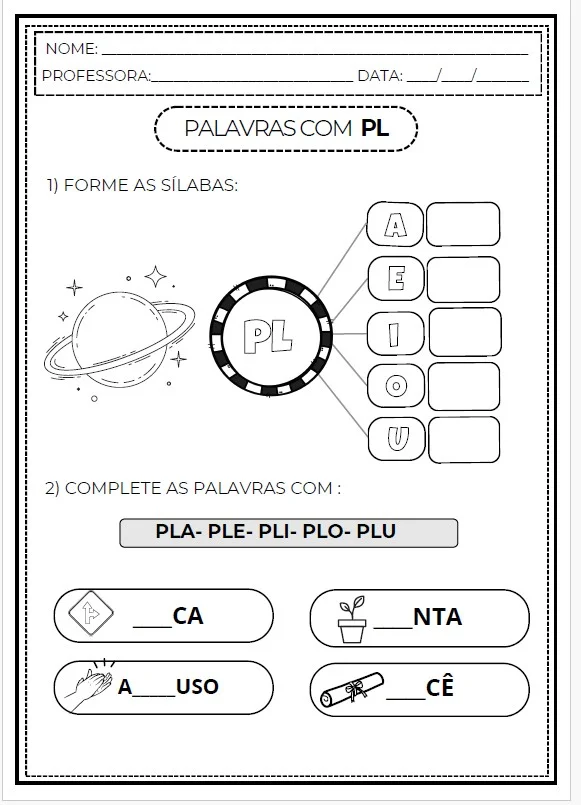 APOSTILA ATIVIDADES SÍLABAS COMPLEXAS - ALFABETIZAÇÃO — amostra 6: Apostila Atividades Sílabas Complexas para trabalhar o… APOSTILA ATIVIDADES SÍLABAS COMPLEXAS - ALFABETIZAÇÃO — amostra 6: Apostila Atividades Sílabas Complexas para trabalhar o…