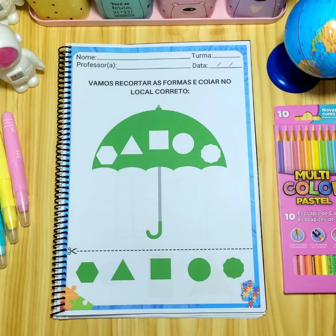 Apostila autismo - educação infantil – PDF para Imprimir — amostra 3: Formato e entrega