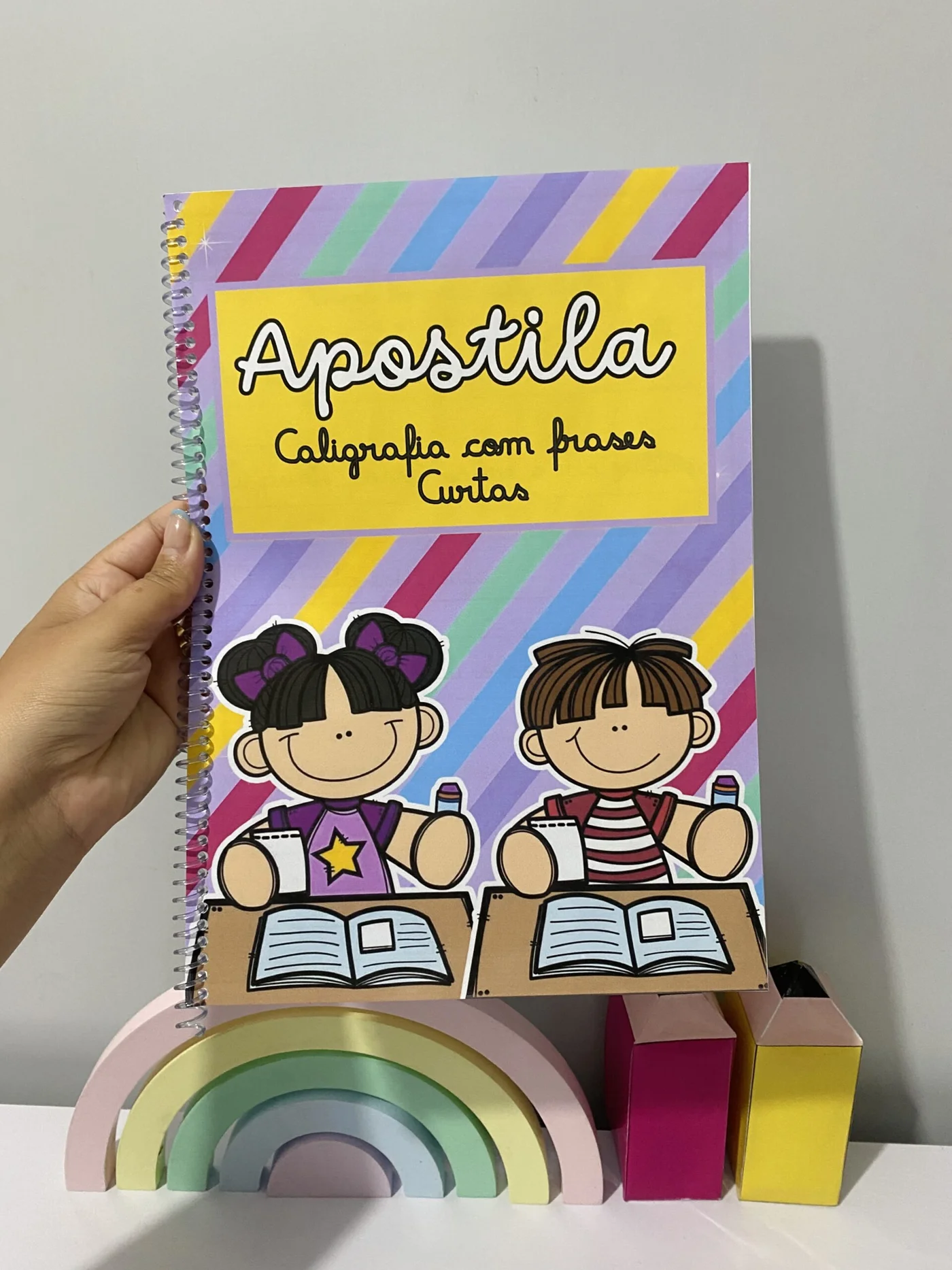Apostila caligrafia com frases — Apostilas para Educação Infantil: 📘 Apostila de Caligrafia com Frases Curtas 👉 Material…
