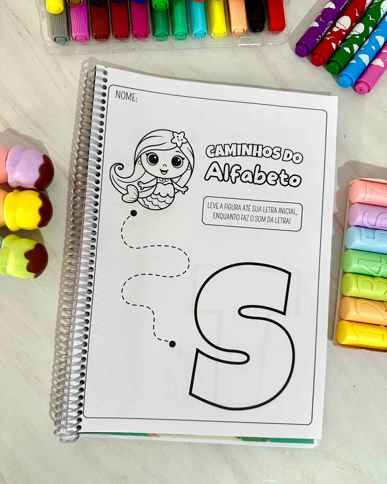 Apostila Caminhos do Alfabeto – PDF para Imprimir — amostra 2: Desenvolvimento da Coordenação Motora Fina Apostila Caminhos do Alfabeto – PDF para Imprimir — amostra 2: Desenvolvimento da Coordenação Motora Fina