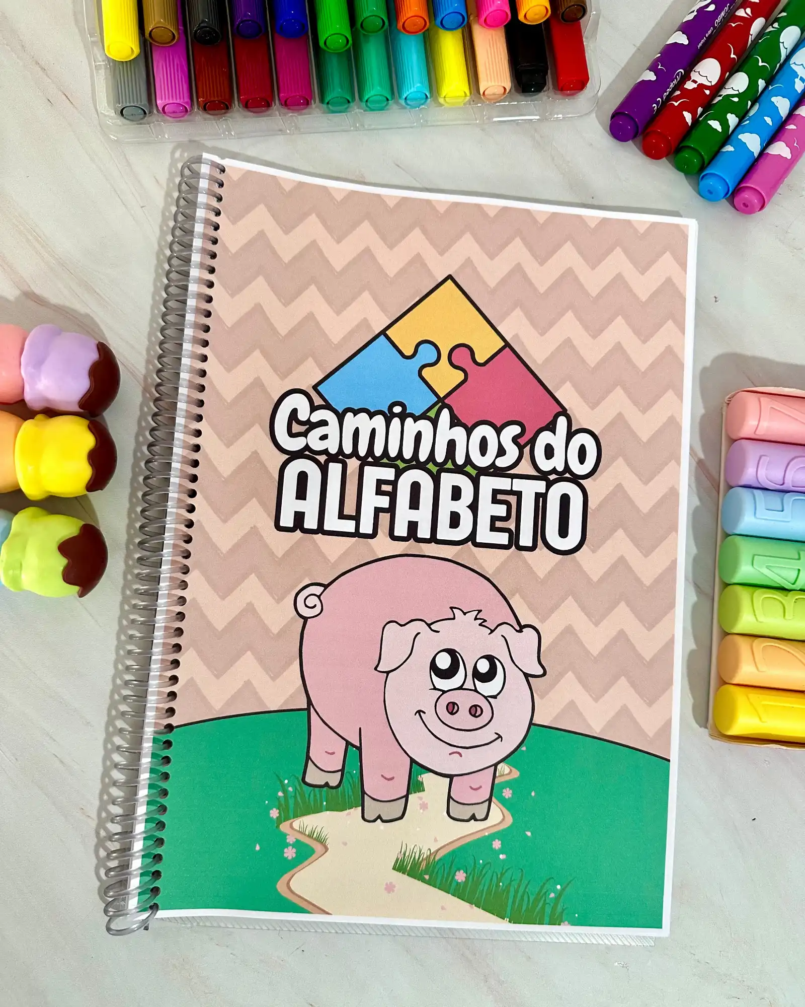 Apostila Caminhos do Alfabeto – PDF para Imprimir — capa do material
