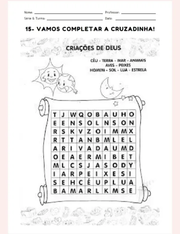 Apostila Catequese Criativa-131 páginas - Ensino Religioso — amostra 5: ❤️Chega de ficar sem ideia para a catequese