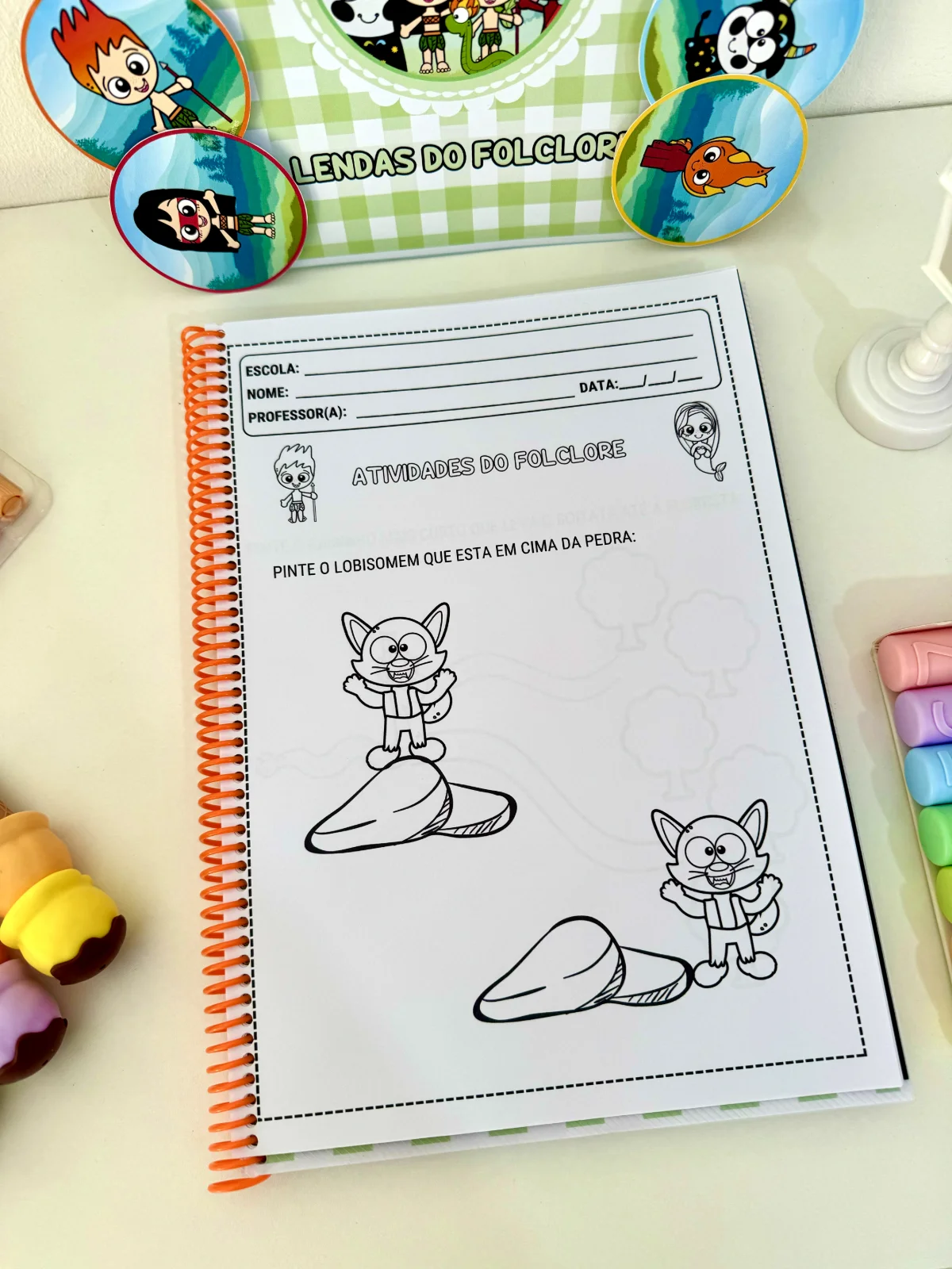 Apostila com atividades do Folclore – PDF para Imprimir — Alfabetização para Educação Infantil: Atividades e Lendas do…