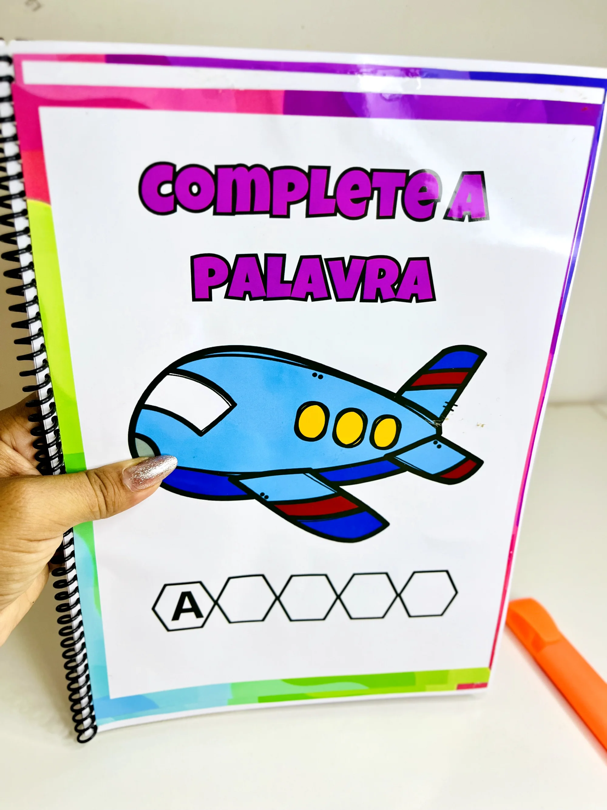 APOSTILA COMPLETE AS PALAVRAS – ALFABETIZAÇÃO - ANOS INICIAIS — capa do material