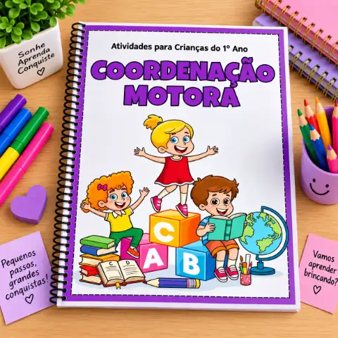Apostila Coordenação Motora 1º Ano – Alfabetização — capa do material