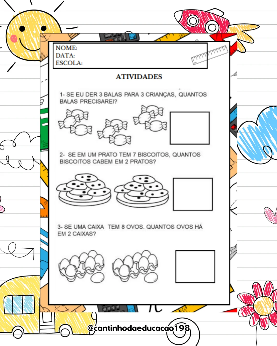 Apostila da multiplicação – PDF para Imprimir — amostra 5: Um material prático e divertido para ajudar os alunos a…