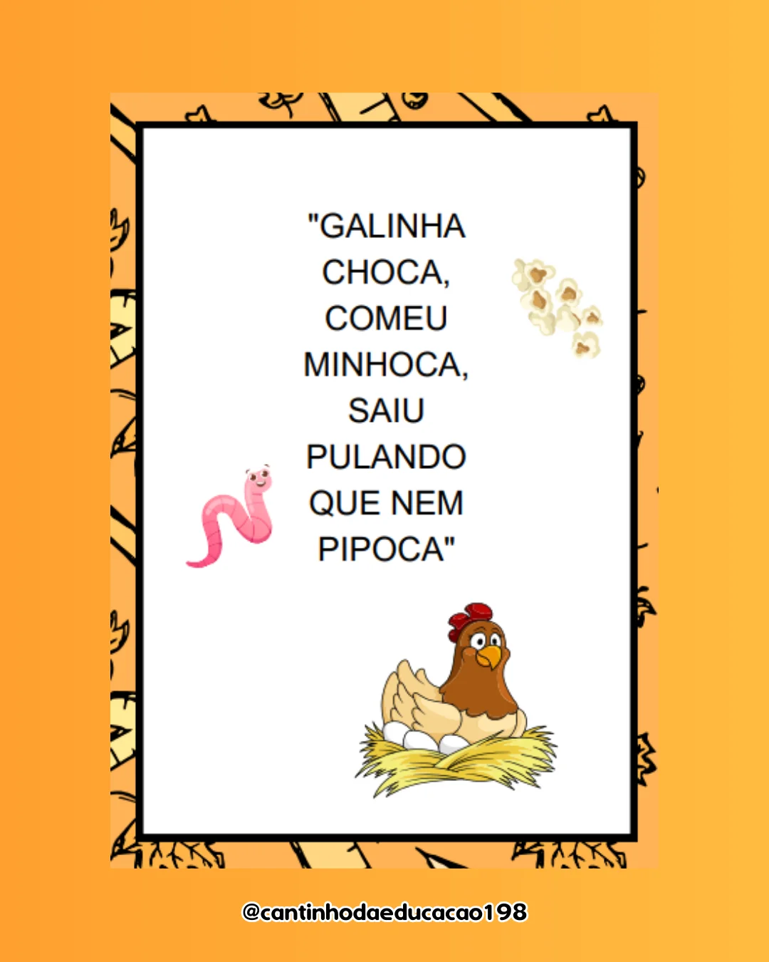 Apostila das parlendas – PDF para Imprimir — amostra 3: Um material lúdico e divertido para trabalhar leitura, oralidade,…