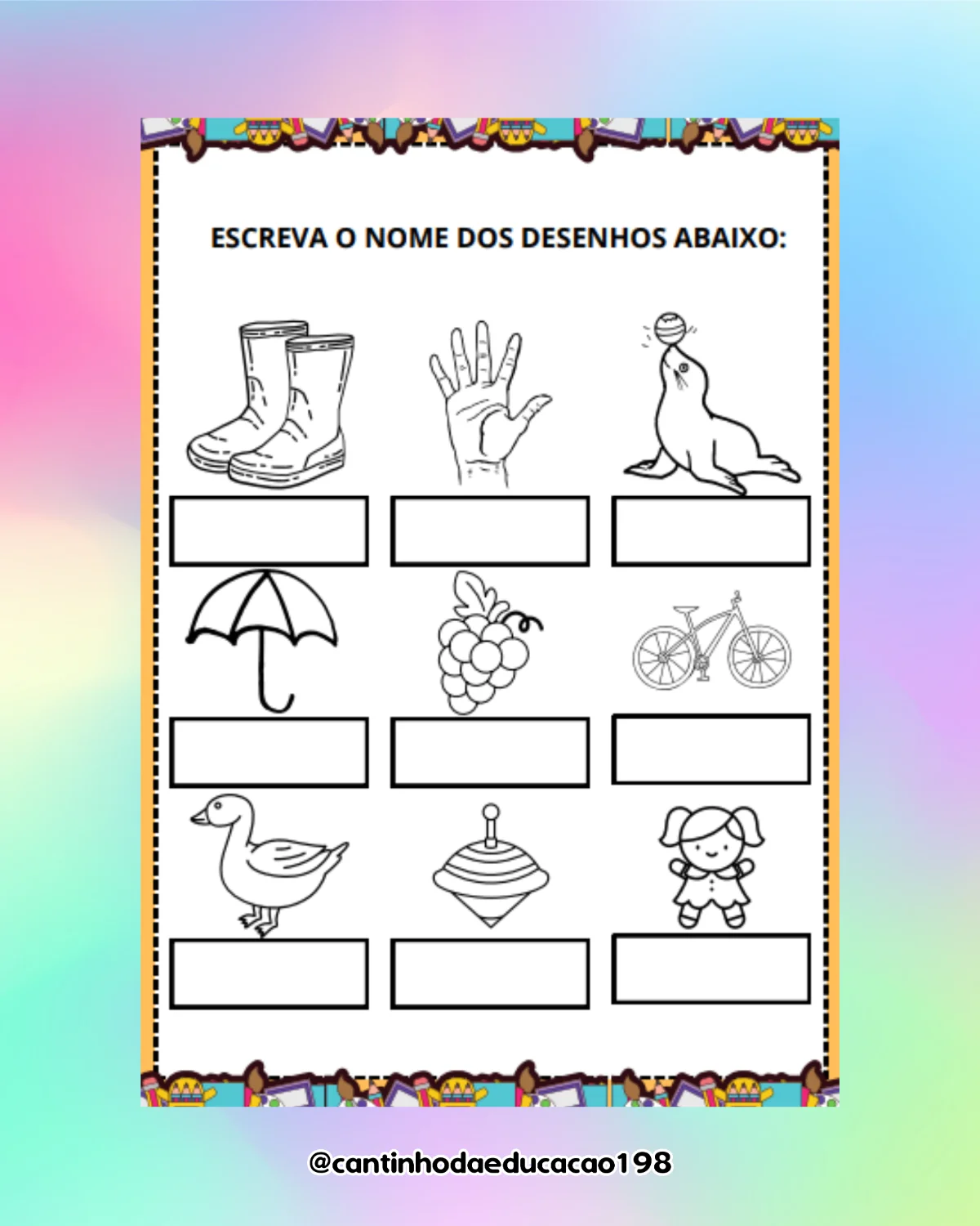 Apostila de alfabetização – 1º e 2º ano – PDF para Imprimir — amostra 4: Um material lúdico e prático para apoiar o…