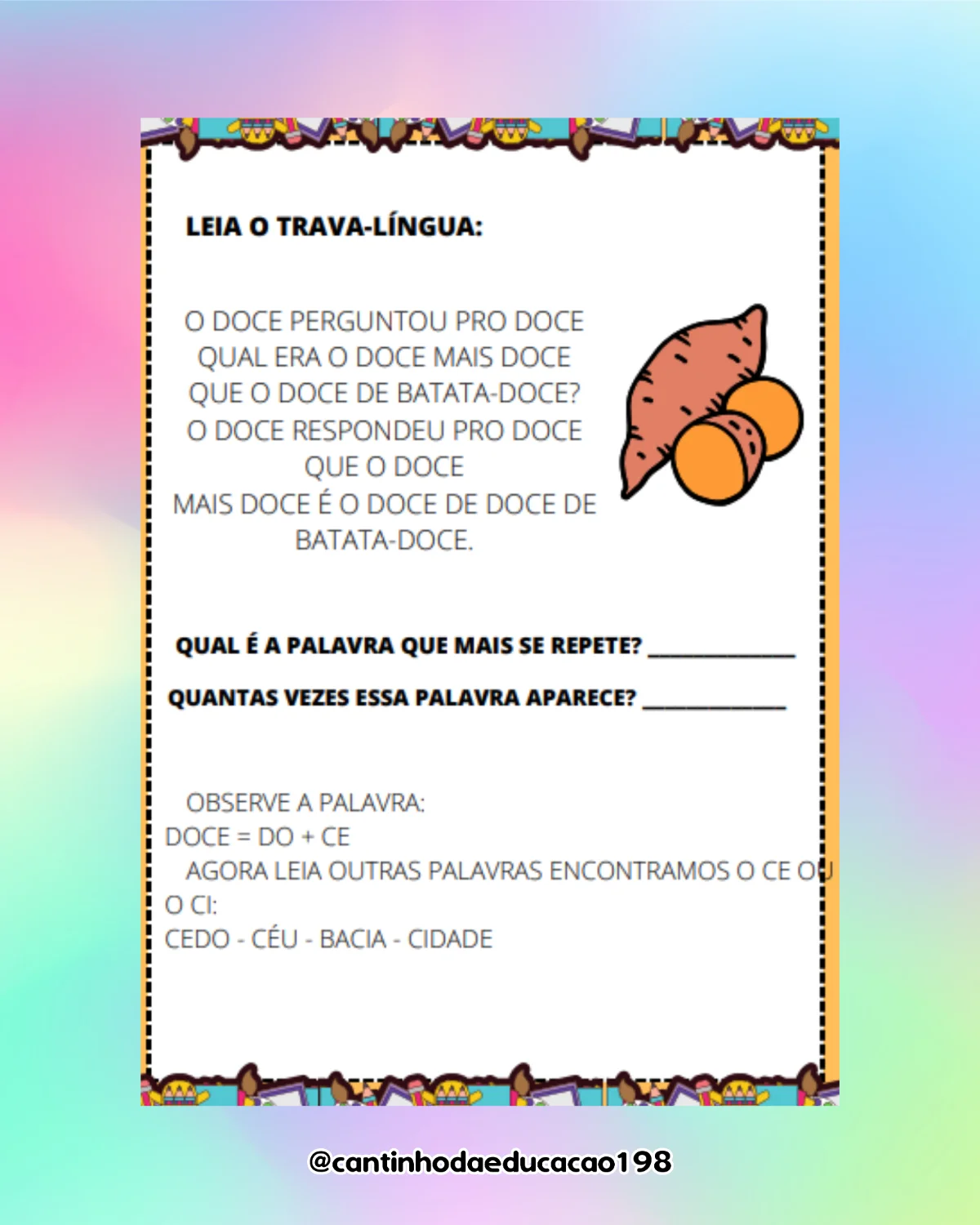 Apostila de alfabetização – 1º e 2º ano – PDF para Imprimir — amostra 5: Um material lúdico e prático para apoiar o…