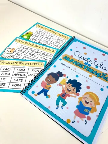 Apostila de Alfabetização – PDF para Imprimir | Educação Infantil — capa do material