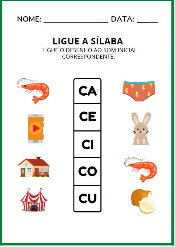Apostila de APRENDENDO Sílaba Simples – 62 Páginas — amostra 4: Esta apostila foi especialmente elaborada para facilitar o…