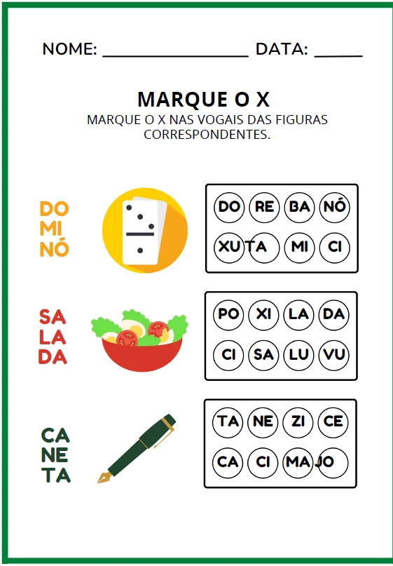 Apostila de APRENDENDO Sílaba Simples – 62 Páginas — amostra 5: Esta apostila foi especialmente elaborada para facilitar o…