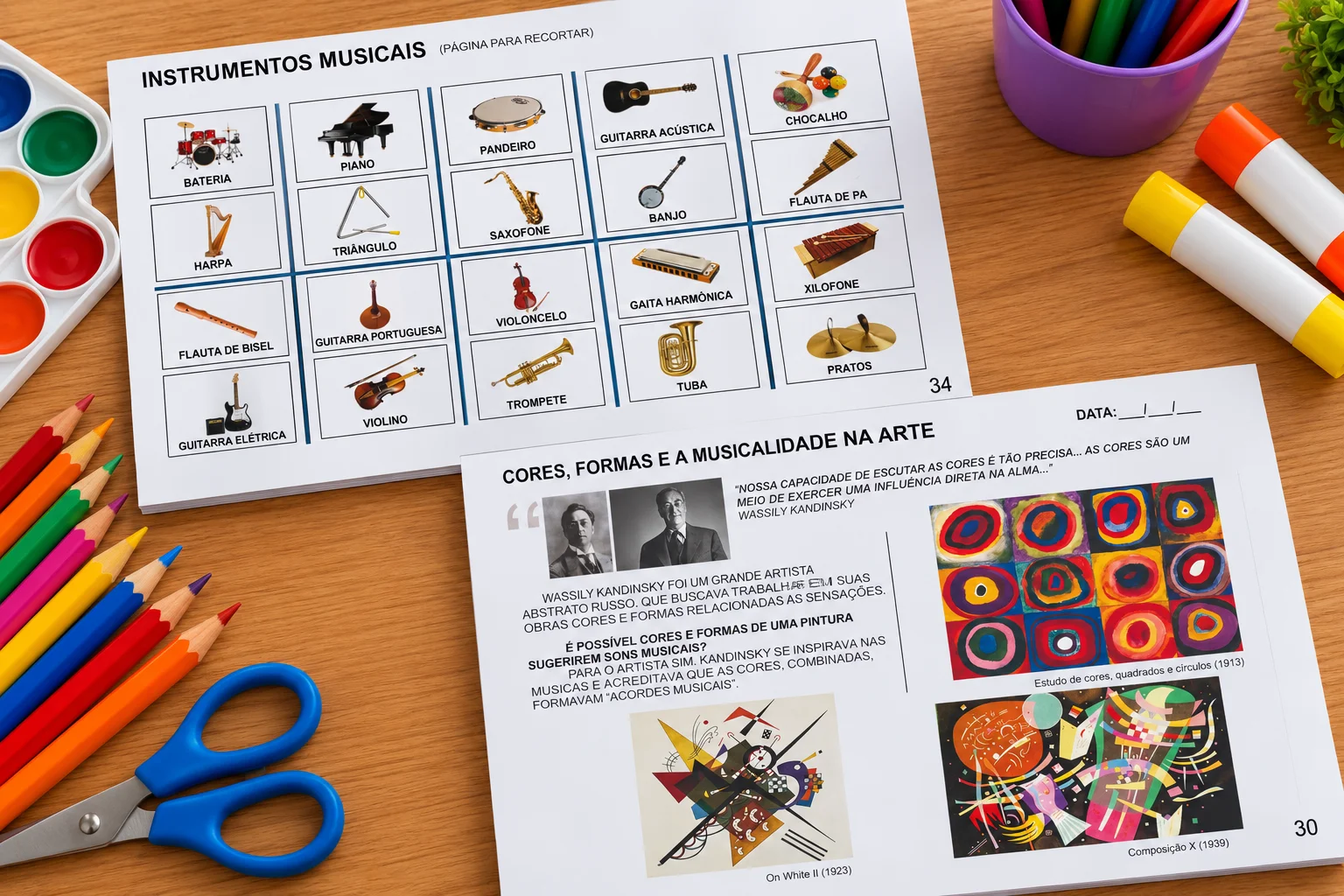 Apostila de Arte Completa para o 1º e 2º Ano do Ensino Fundamental — amostra 3: Apostila de Artes com mais de 50 páginas de… Apostila de Arte Completa para o 1º e 2º Ano do Ensino Fundamental — amostra 3: Apostila de Artes com mais de 50 páginas de…