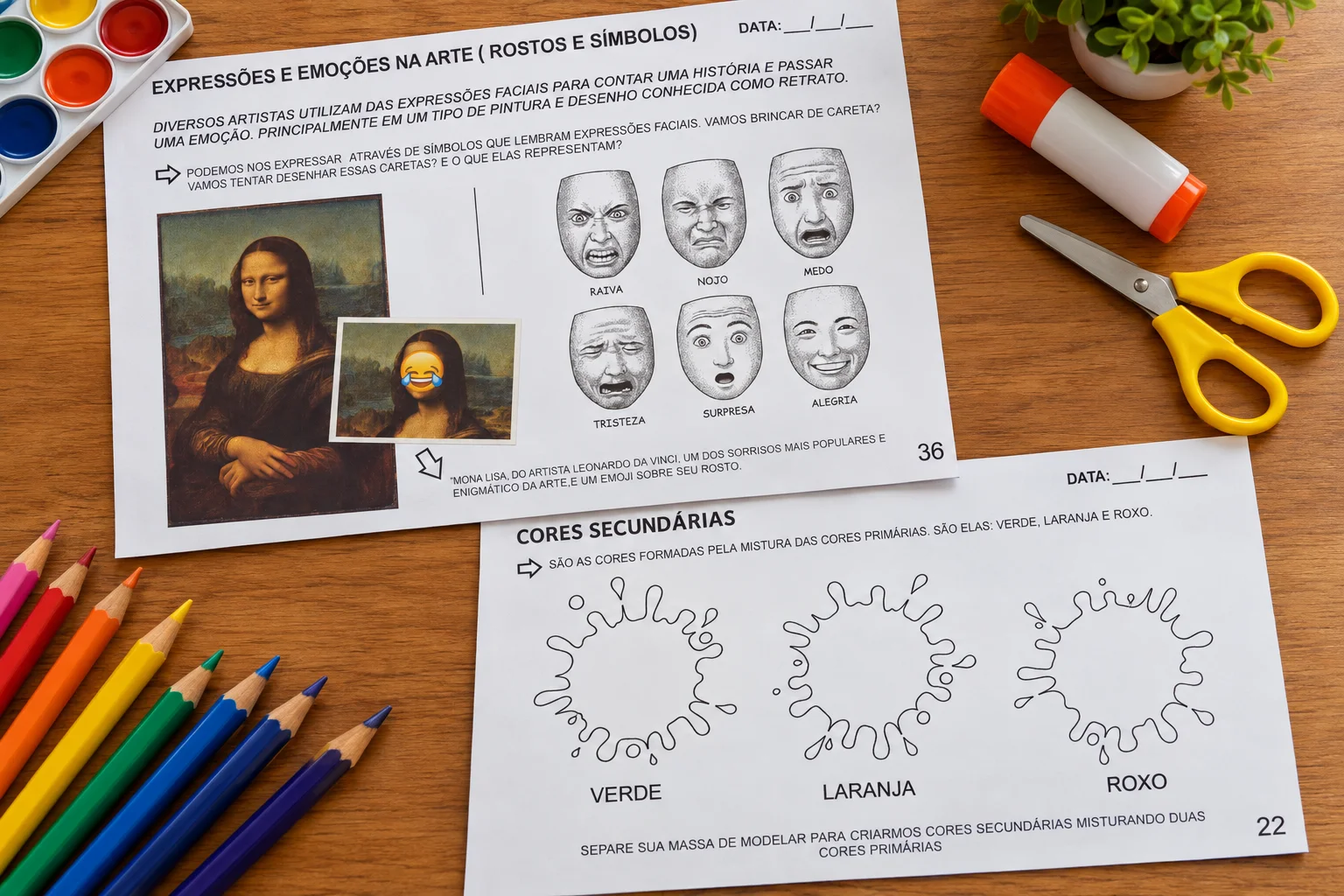 Apostila de Arte Completa para o 1º e 2º Ano do Ensino Fundamental — amostra 7: Apostila de Artes com mais de 50 páginas de… Apostila de Arte Completa para o 1º e 2º Ano do Ensino Fundamental — amostra 7: Apostila de Artes com mais de 50 páginas de…
