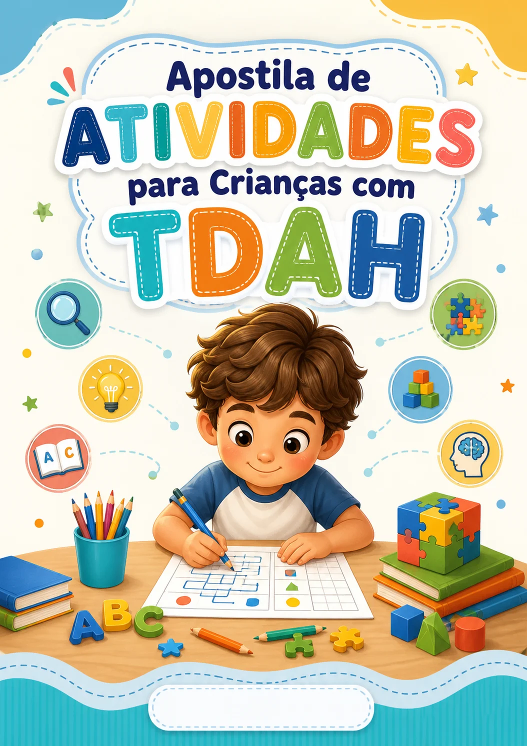 Apostila de Atividades Adaptadas para TDAH — capa do material