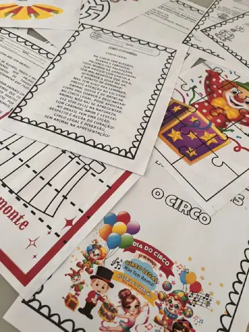 Apostila de Atividades Dia do Circo - Anos Iniciais — amostra 7: 🎨A Apostila do Dia do Circo foi criada para levar a magia…