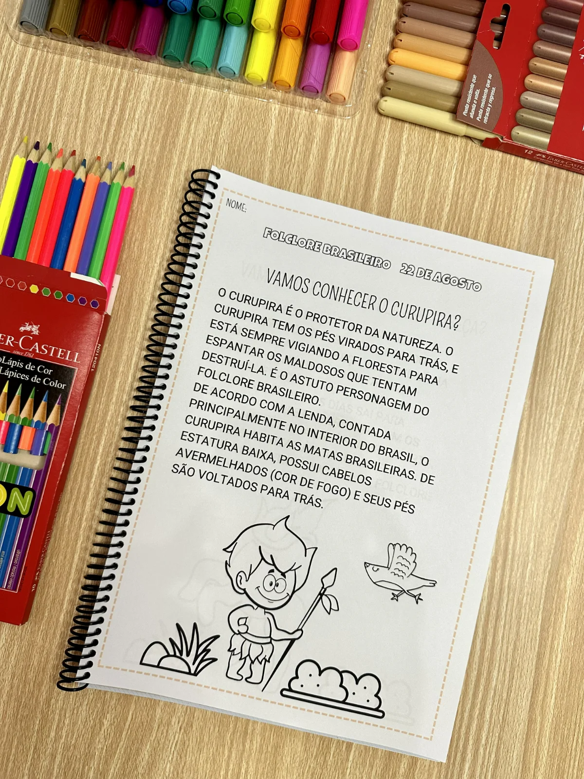 Apostila de atividades – Folclore brasileiro — amostra 2: A Apostila de Atividades – Folclore Brasileiro foi desenvolvida…