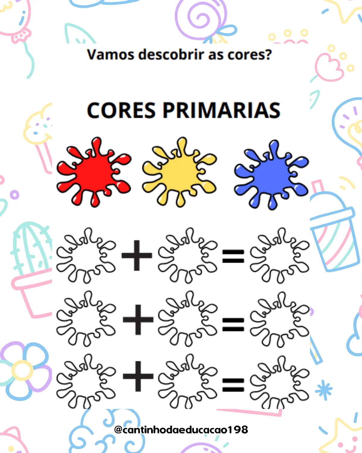 Apostila de atividades – maternal – PDF para Imprimir — amostra 2: Um material lúdico e encantador para estimular o…