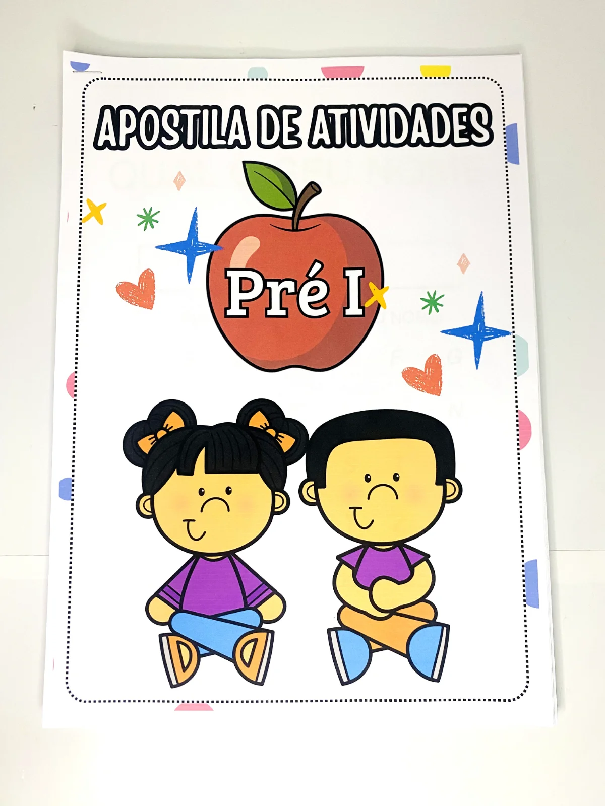 Apostila de Atividades para educação Infantil Pré 1 — capa do material