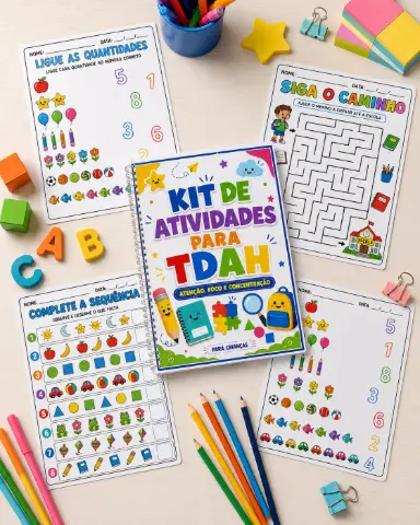Apostila de Atividades para TDH Infantil - Atenção - Foco e Concentração PDF — amostra 2: Apostica com atividades para… Apostila de Atividades para TDH Infantil - Atenção - Foco e Concentração PDF — amostra 2: Apostica com atividades para…