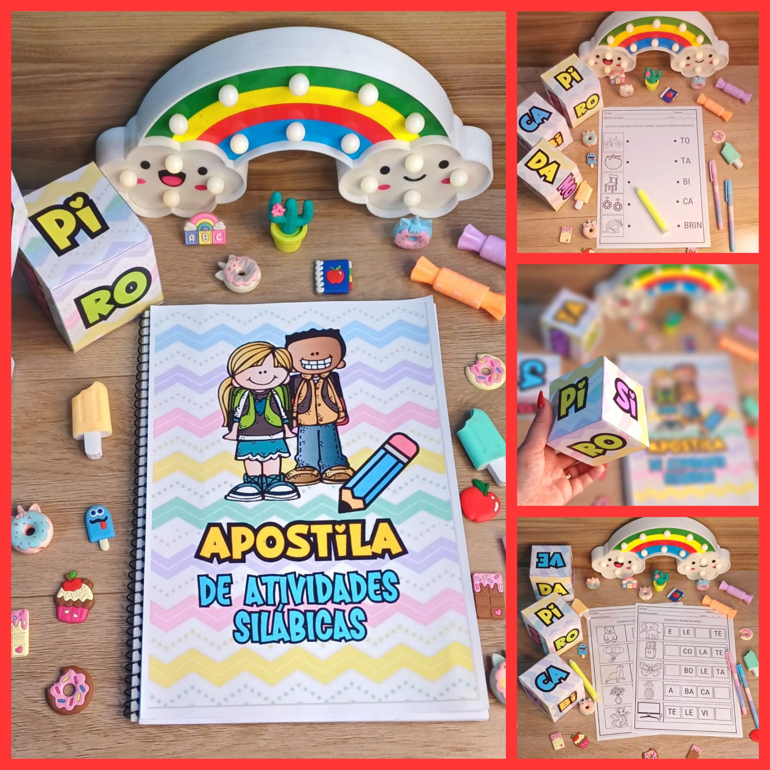 Apostila de atividades silábicas – PDF para Imprimir | Alfabetização — Alfabetização para Todas as séries: Esta apostila…