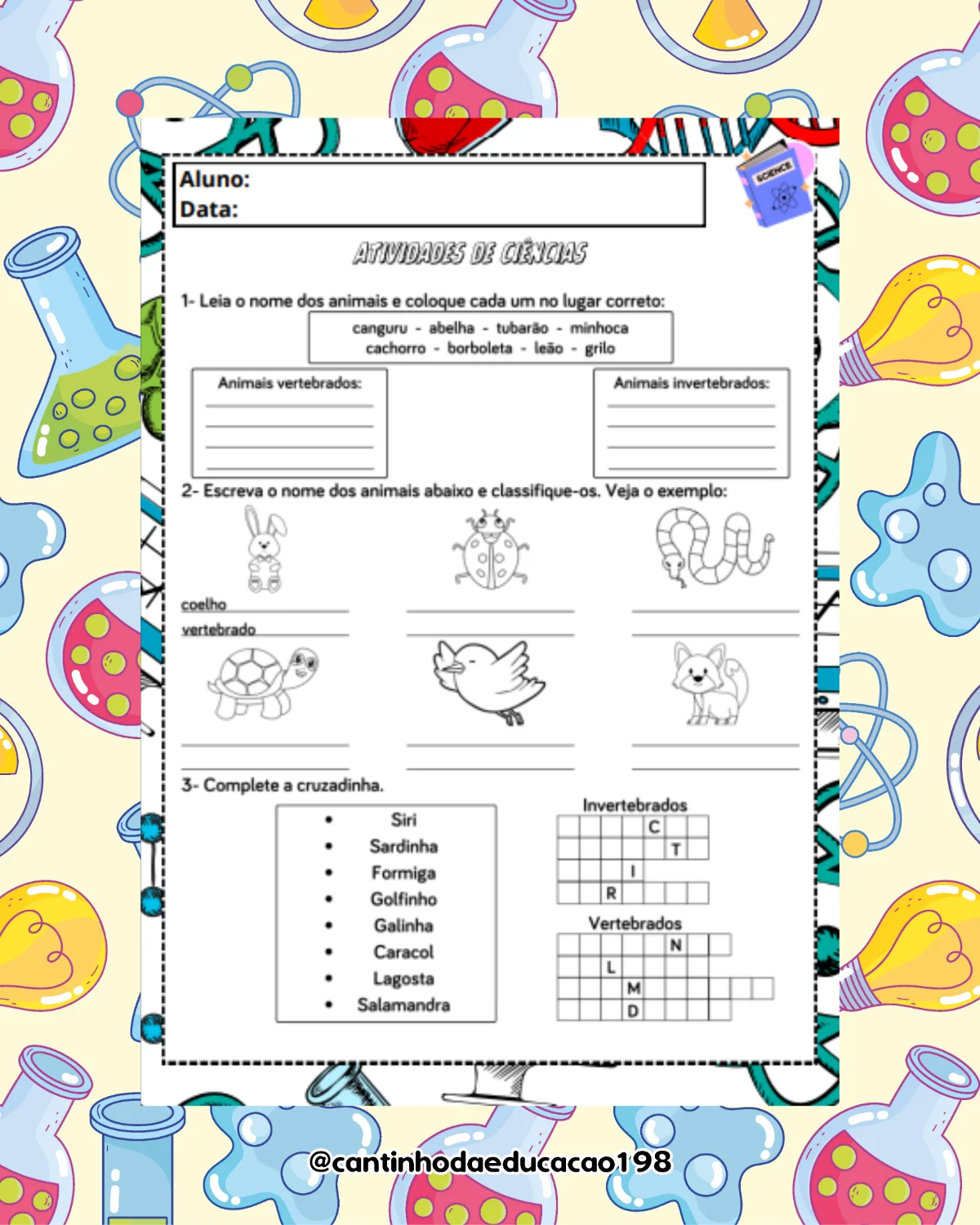 Apostila de ciências – 3º e 4º ano – PDF para Imprimir — amostra 5: Um material completo para tornar o ensino de Ciências…